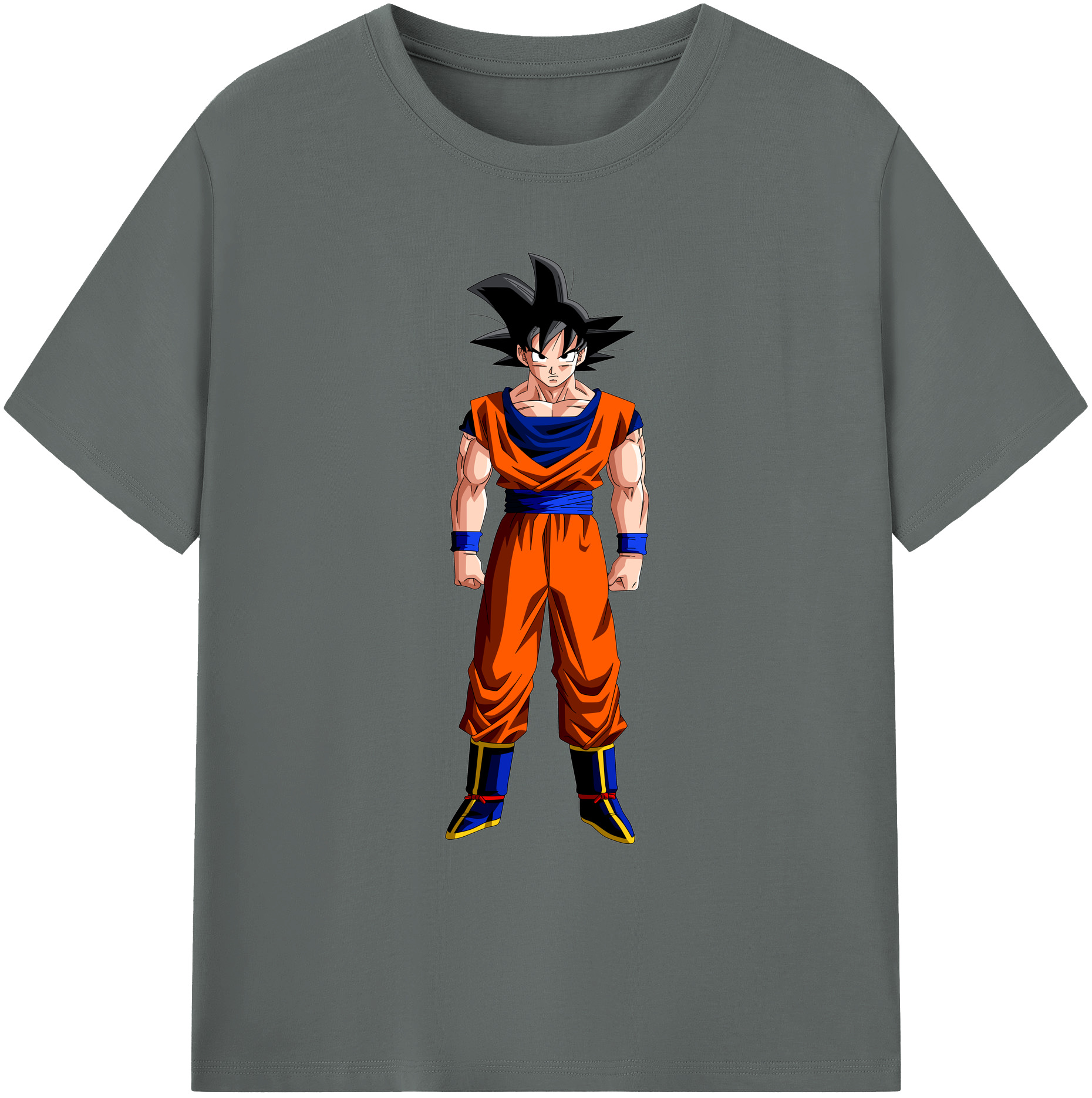 （画像用） ドラゴンボール 孫悟空（そん ごくう）Son Goku カカロット DRAGON BALL Kakarotto 綿100％ メンズ半袖Tシャツ｜肌触りやわらか＆通気性